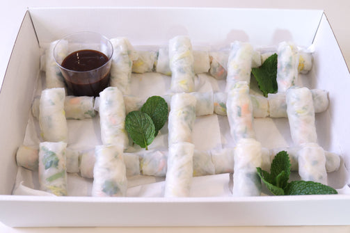 Rice paper rolls (v) - Boxed By E&C Co.